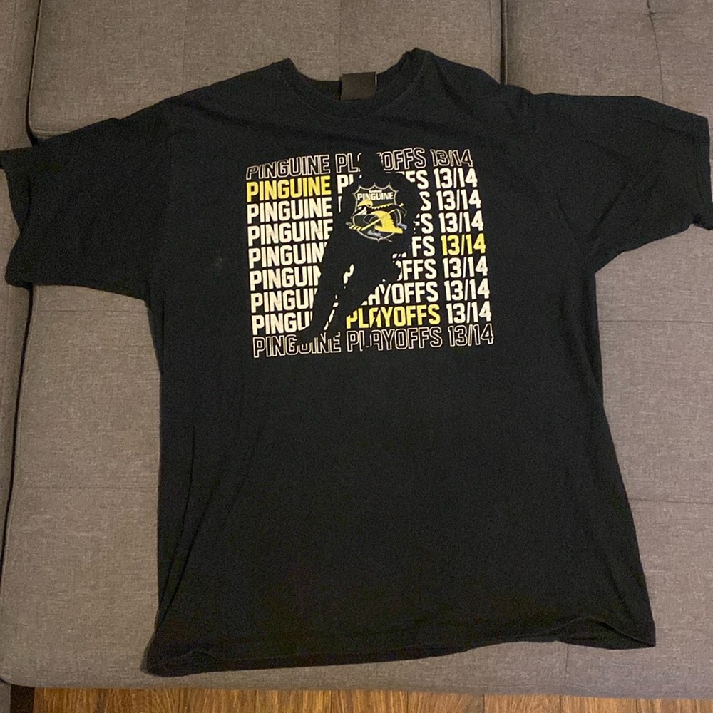 Krefeld Pinguine DEL Euro Hockey Men’s Large Black Short Sleeve T-Shirt Germany